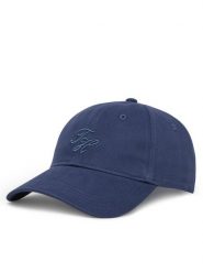 Tommy Hilfiger Czapka z daszkiem Embroidered Cap AW0AW17489 Granatowy. Niebieskie czapki i kapelusze damskie Tommy Hilfiger, bez wzorów, z bawełny. Za 179.99 zł.
