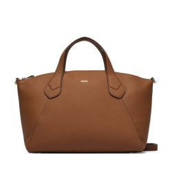 Torebka BOSS. Brązowe torebki do ręki damskie Boss, bez wzorów, klasyczne, bez dodatków. Za 1,449.00 zł.