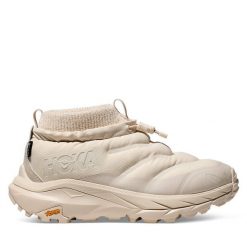 Trekkingi Hoka. Brązowe obuwie sportowe damskie HOKA, trekkingowe, gore-tex. Za 999.99 zł.