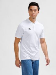 Hummel Koszulka polo męska bawełniana GO 2.0 224831. Szare koszulki polo męskie Hummel, m, bez wzorów, z bawełny, biznesowe, bez ramiączek. Za 99.00 zł.