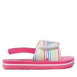 Sandały Roxy. Czerwone sandały dziewczęce Roxy, bez zapięcia. Za 39.99 zł.
