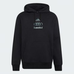Bluza Z Kapturem Audi Revolut F1 Team Teamgeist. Czarne bluzy męskie Adidas, bez wzorów, z kapturem, na fitness i siłownię. Za 529.00 zł.