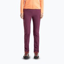 Spodnie trekkingowe damskie Montura Rise. Czerwone spodnie sportowe damskie MONTURA, bez wzorów, trekkingowe. Za 319.99 zł.