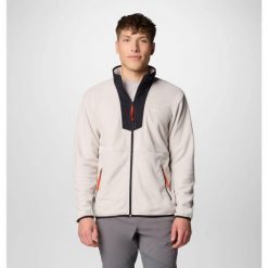 Bluza męska Columbia Sequoia Grove FZ Fleece. Białe bluzy męskie Columbia, m, bez wzorów, bez kaptura. Za 219.99 zł.