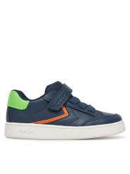 Geox Sneakersy J Eclyper Boy J55LSA 05411 CB43S M Granatowy. Niebieskie trampki i tenisówki chłopięce Geox, bez wzorów, ze skóry, bez zapięcia. Za 199.99 zł.