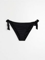 Dół od bikini wiązany po bokach - czarny. Czarne bikini damskie Sinsay, l, bez wzorów. Za 15.99 zł.