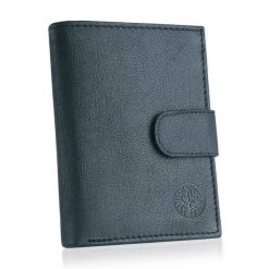 Portfel męski BETLEWSKI ETPM-KZ-67 GRANATOWY. Niebieskie portfele męskie Betlewski, bez wzorów, ze skóry. Za 89.00 zł.