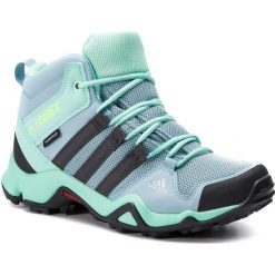 Buty adidas - Terrex Ax2r Mid Cp K BC0672 Ashgre/Carbon/Clemin. Niebieskie obuwie sportowe damskie Adidas, outdoorowe, climaproof (adidas). Za 329.00 zł.