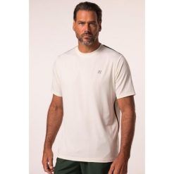 Męska Koszulka funkcyjna tennis rękaw 1/2 kontrastowe paski QuickDry. Białe paski damskie JAY-PI, bez wzorów, z elastanu. Za 176.99 zł.