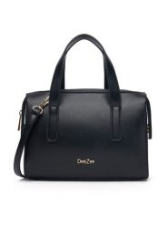 DeeZee Torebka DZE-S-011-07 Czarny. Czarne torebki do ręki damskie DeeZee, bez wzorów, ze skóry, bez dodatków. Za 129.99 zł.