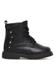Primigi Trapery 8909633 M Czarny. Czarne buty zimowe dziewczęce Primigi, bez wzorów, ze skóry, bez zapięcia. Za 309.99 zł.