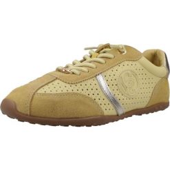 Buty CARMELA 163109C Żółty. Żółte obuwie sportowe damskie Carmela, bez wzorów, ze skóry, trekkingowe. Za 316.99 zł.