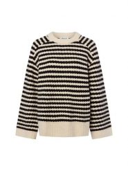 EDITED sweter z dzianiny z zawartością wełny - Lennon Kobiety beżowy, M. Brązowe swetry damskie Edited, m, bez wzorów, z dzianiny, bez kołnierzyka, bez ramiączek, bez kaptura. Za 229.95 zł.