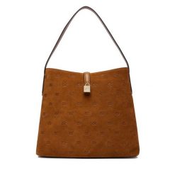 Torebka KARL LAGERFELD. Brązowe torebki do ręki damskie KARL LAGERFELD, bez wzorów, klasyczne, bez dodatków. Za 1,299.00 zł.