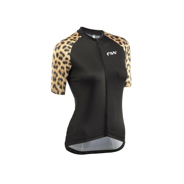 Koszulka rowerowa damska NORTHWAVE WILD WMN Jersey czarna. Czarne obuwie sportowe damskie Northwave, bez wzorów, z jersey, rowerowe. Za 294.00 zł.