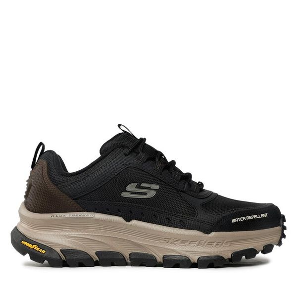 Trekkingi Skechers. Czarne półbuty na co dzień męskie Skechers, trekkingowe. Za 319.99 zł.