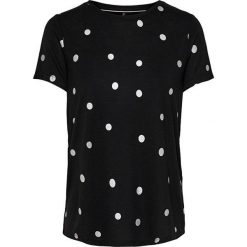 ONLY Koszulka damska Isabella S/S Foil Aop Top Box Jrs Black Dość Silver (rozmiar XS). Czarne t-shirty damskie Only, s, bez wzorów, z materiału, bez kołnierzyka. W wyprzedaży za 37.00 zł.