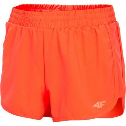 Spodenki sportowe dziewczęce (122-164) JSKDTR401 - pomarańcz neon. Spodenki dla dziewczynek marki 4F JUNIOR. Za 59.99 zł.
