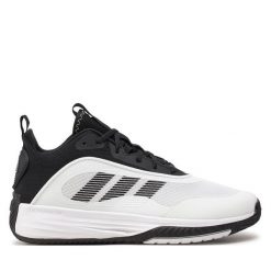 Buty do koszykówki adidas. Białe buty sportowe męskie Adidas, bez zapięcia, do koszykówki. Za 237.99 zł.