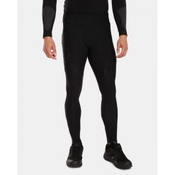 Męskie legginsy do biegania Kilpi GEARS-M. Czarne legginsy sportowe męskie Kilpi, m, bez wzorów, z nylonu, do biegania. Za 215.49 zł.