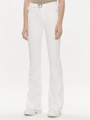 Pinko Jeansy Flora 100166 A1JM Biały Regular Fit. Białe jeansy damskie Pinko. Za 539.99 zł.