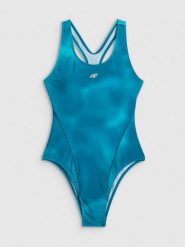 4F Kostium kąpielowy jednoczęściowy damski - turkusowy XXL. Niebieskie kostiumy jednoczęściowe damskie 4f, xxl, bez wzorów, z materiału, do pływania. Za 149.99 zł.