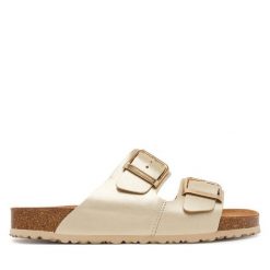 Klapki Tamaris. Klapki damskie Tamaris, bez wzorów, bez obcasa. Za 259.99 zł.