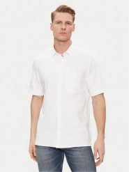 Calvin Klein Koszula K10K112708 Biały Regular Fit. Białe koszule męskie Calvin Klein, l, bez wzorów, z bawełny, bez kołnierzyka, bez ramiączek. Za 239.99 zł.