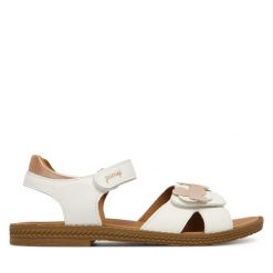 Sandały Primigi. Białe sandały dziewczęce Primigi, bez zapięcia. Za 249.99 zł.