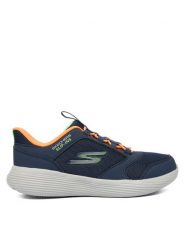 Skechers Sneakersy Go Run 400 V2 403899L NVOR Granatowy. Niebieskie buty sportowe chłopięce Skechers, bez wzorów, z materiału, bez zapięcia. Za 159.20 zł.