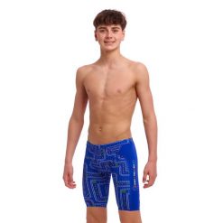 Spodenki FUNKY TRUNKS Much Munchies - jammery chłopięce. Niebieskie szorty dla chłopców FUNKY TRUNKS, bez wzorów, sportowe. Za 199.00 zł.