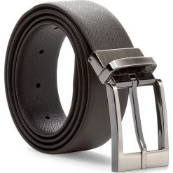 Pasek Męski TRUSSARDI JEANS - Belt Saffiano 71L00004 95 B220. Brązowe paski damskie TRUSSARDI JEANS, w paski, z jeansu. W wyprzedaży za 229.00 zł.