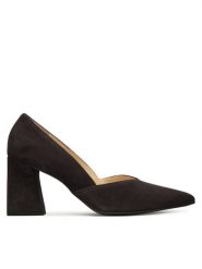 HÖGL Szpilki 0-187502-66000 Szary. Szare szpilki damskie HÖGL, bez wzorów, ze skóry, bez obcasa, bez zapięcia. Za 699.99 zł.