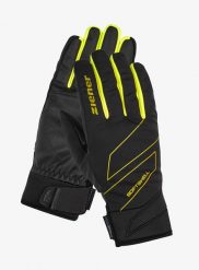 Rękawiczki softshell Ziener Ilion AS. Czarne rękawiczki damskie Ziener, na zimę, bez wzorów, z materiału, sportowe. Za 115.49 zł.