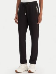 Liu Jo Sport Spodnie dresowe TF5155 FS576 Czarny Regular Fit. Czarne spodnie dresowe damskie Liu Jo Sport, s, bez wzorów, z dresówki. Za 539.99 zł.