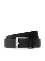 Tommy Hilfiger Pasek Męski New Aly Belt AM0AM08363 Czarny. Czarne paski damskie Tommy Hilfiger, bez wzorów, ze skóry. Za 139.99 zł.