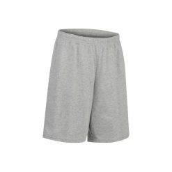 Spodenki 100. Szare szorty dla chłopców DOMYOS. W wyprzedaży za 11.99 zł.