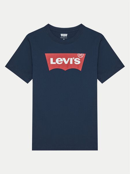 Levi's® T-Shirt 9E8157-C8D Granatowy Regular Fit. Niebieskie t-shirty dla chłopców bez wzorów, z bawełny, bez ramiączek. Za 59.99 zł.