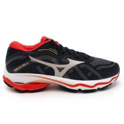 Buty do biegania damskie Mizuno Wave Ultima 13. Czarne obuwie sportowe damskie Mizuno, bez wzorów, do biegania, mizuno wave. Za 619.99 zł.