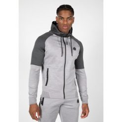 Bluza fitness męska Gorilla Wear Sullivan Track Jacket. Szare bluzy sportowe męskie GORILLA WEAR, m, bez wzorów, z dresówki, bez kaptura, na fitness i siłownię. Za 289.25 zł.