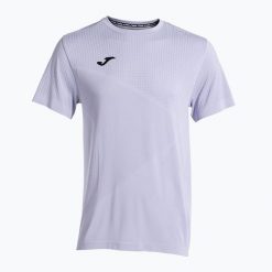 Koszulka tenisowa męska Joma Challenge. Niebieskie koszulki sportowe męskie Joma, l, bez wzorów, z materiału, bez kołnierzyka, bez ramiączek, tenisowe. Za 199.99 zł.