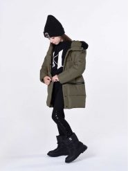 Karl Lagerfeld Kids Legginsy Z14213 S Czarny Slim Fit. Czarne legginsy dla dziewczynek Karl Lagerfeld Kids, bez wzorów, z syntetyku. Za 469.99 zł.