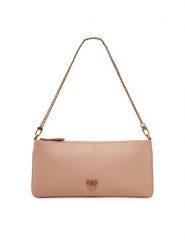 PINKO Torebka Horizontal Flat AI 24-25 102747 A20F Różowy. Czerwone torebki do ręki damskie Pinko, bez wzorów, ze skóry, wizytowe, bez dodatków. Za 419.99 zł.