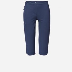 Spodnie trekkingowe damskie UBIC STRETCH 3/4. Niebieskie spodnie sportowe damskie Millet, s, bez wzorów, z materiału, trekkingowe. Za 385.95 zł.