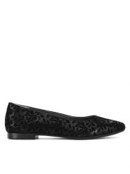 Lasocki Baleriny RST-KAJA-01F Czarny. Czarne baleriny damskie Lasocki, bez wzorów, ze skóry, bez obcasa. Za 149.99 zł.