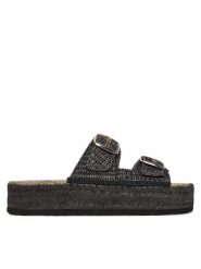 LOVE MOSCHINO Klapki JA28393G0MJQ0000 Szary. Szare espadryle damskie Love Moschino, bez wzorów, z syntetyku, bez obcasa, bez zapięcia. Za 413.99 zł.