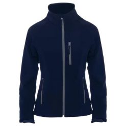 Kurtka Damska Antartida Soft Shell. Niebieskie kurtki damskie ROLY, xl, bez wzorów, bez kaptura. Za 145.99 zł.