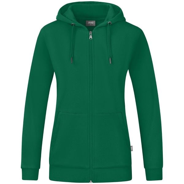 Kurtka damska Jako Organic. Zielone kurtki damskie Jako, m, bez wzorów, z bawełny, z kapturem. Za 301.50 zł.