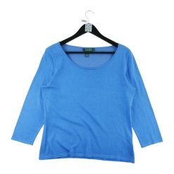 Second life - Damski niebieski sweter - Jak nowy. Niebieskie swetry damskie Ralph Lauren, bez wzorów, sportowe, bez kołnierzyka, bez ramiączek, bez kaptura. Za 114.98 zł.