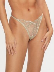 Hunkemöller Stringi Sali 300081 Zielony. Zielone stringi damskie Hunkemöller, xl, bez wzorów, z syntetyku. Za 39.99 zł.